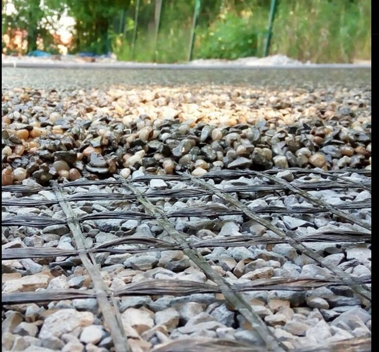 Mrežica za ojačavanje kamenog tepiha